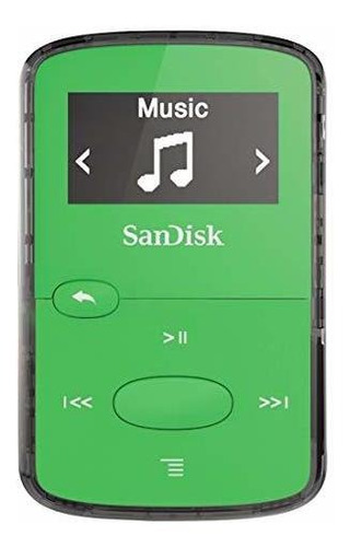 Reproductor De Mp3 Clip Jam De Sandisk Verde