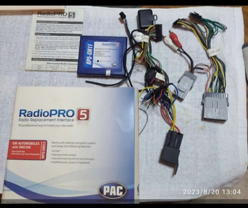 Interfaz De Reemplazo Para Radio Marca Pac Modelo Radiopro5