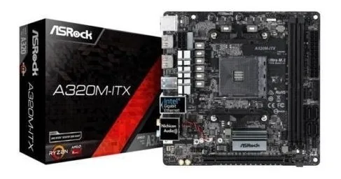 A320m-itx Asrock Am4 Amd Promontorio A320 Sata 6gb/s Usb