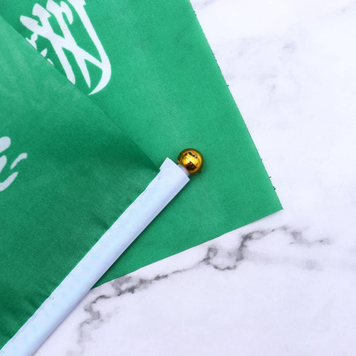 Banderín Arabia Saudita Decoración , Mxaig-007, 75pzas, Arab Saminiflag
