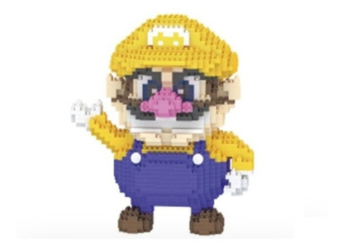 Wario Gigante De Super Mario Bros Mini Blocks