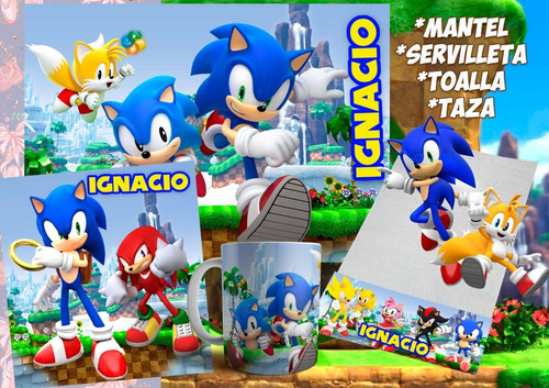 Adicional Para Set De Jardín Sonic *leer Bien* Solo Toalla 