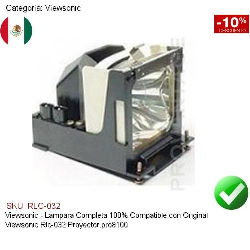 Lampara Compatible Proyector Viewsonic Rlc-032 Pro8100