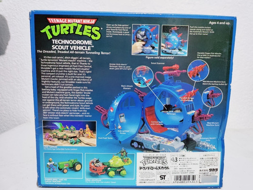 Tmnt Tortugas Ninja Vehiculo Scout Technodromo (Usado)