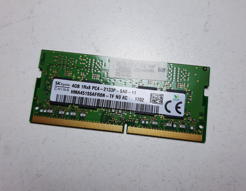 Memoria Ram Sk Hynix Ddr4 4gb (x 1 Modulo)