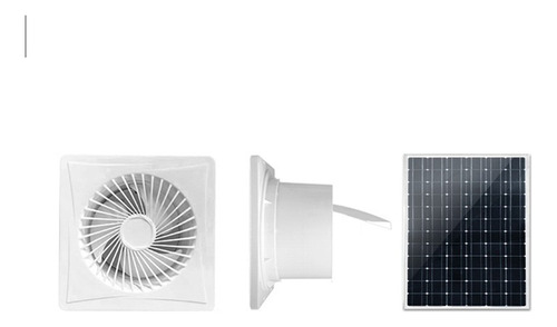 Ventiladores De Escape Con Energía Solar, Panel Solar De 17