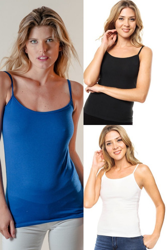 10 Remera Musculosa Tirita Mujer Talle 1 A 5 (x Mayor)