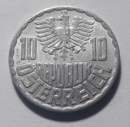 Moneda 1968 Austria 10 Groschen  