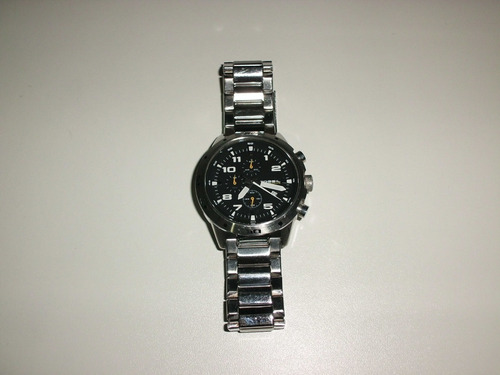 Relogio Pulso Masculino Original Fossil Aco Escovado Prata