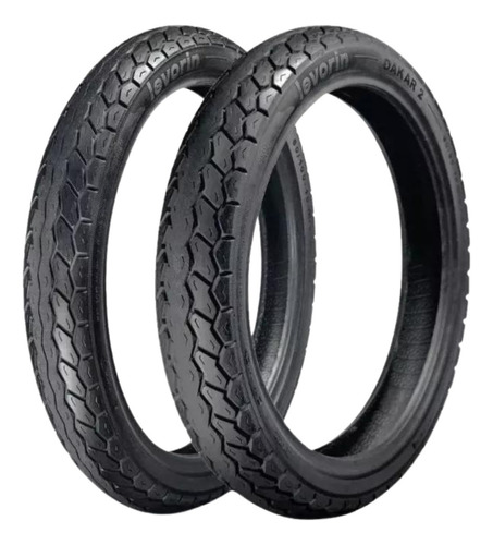 Par Pneu Moto 80/100-18 + 100/80-18 Dakar 2 Levorin