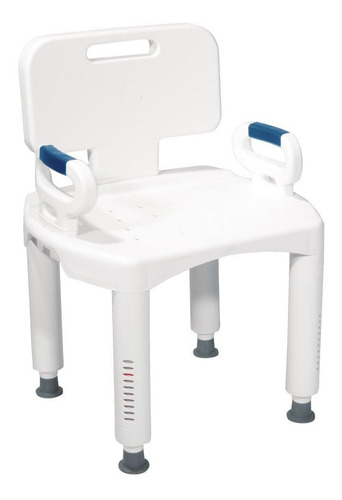 Silla De Ducha Drive Medical De Serie Premium Con Respaldo Y