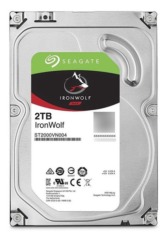 Disco Hdd Seagate Ironwolf 2tb (st2000vn004)