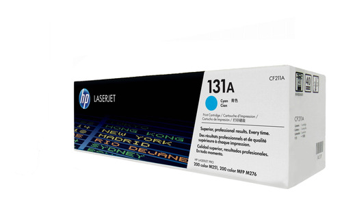 Cartucho De Toner Hp 131a (cf211a) Cian, 100% Original