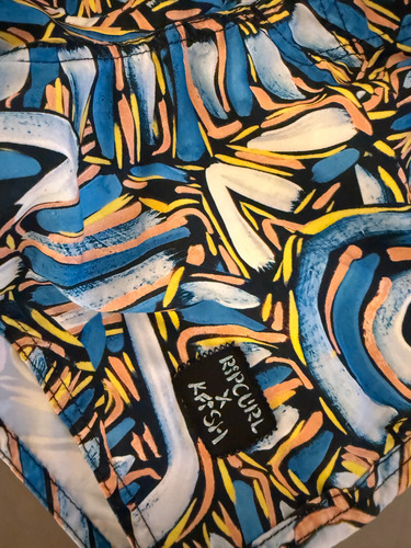 Rip Curl Short De Baño Para Niño - Talle Disponible Azul Estampa 12