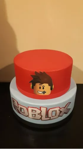 Roblox - Bolo Fake com base de papelão *FAZENDO ARTE* 