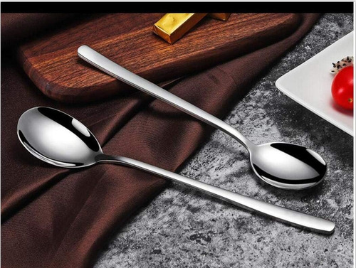 Cucharas, Cucharas De Sopa Coreana, Cuchara De Acero Inoxida