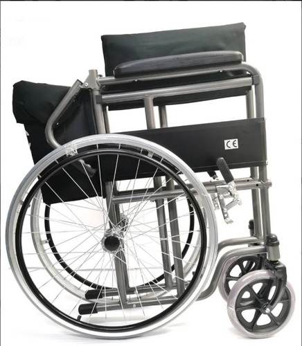 Imagen 3 de 10 de Silla De Ruedas Básica Plegable Nueva Garantía Calidad A+