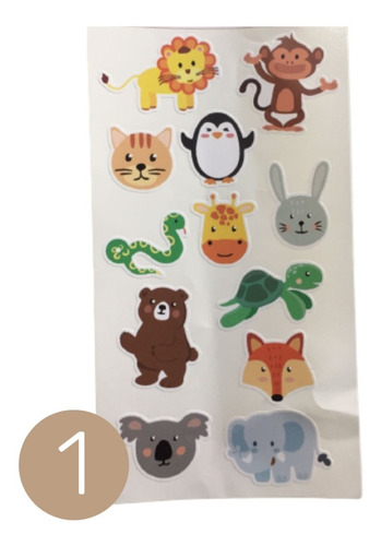 Stickers Vinilo Autoadhesivos X 1 Calco Resistente Al Agua