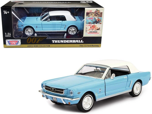 Motormax 1:24 1964 1/2 Ford Mustang James Bond 007 