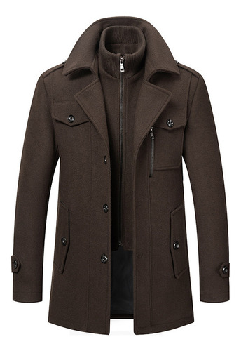 Gabardina De Moda Abrigo De Lana Para Hombre Chaquetas