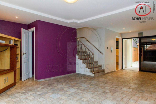 Imagem 6 de 30 de Casa Residencial Com 3 Dormitório, 2 Banheiros E Salão De Jogos, Para Alugar, 450 M² Por R$ 23.000/mês - Gonzaga - Santos/sp - Ca1977
