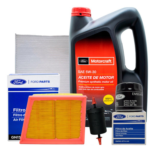 Kit 4 Filtros + Aceite 5w30 Ecosport 1.5 Dragon - Original