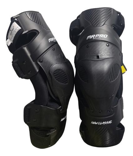 Joelheira Articulada Mr Pro New Classic Cross Preto Fosco Tamanho G