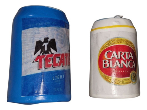Vela Pastel .:: Lata Bote Cerveza Tecate Carta B V1 ::. C/2