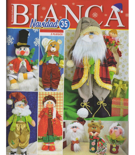 Patrón Molde Revista Bianca Navidad 35 En Papel