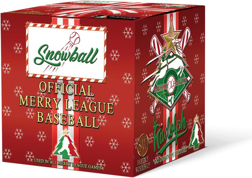 Rudolph Béisbol Navideño Oficial De The Merry Leagues. Calce