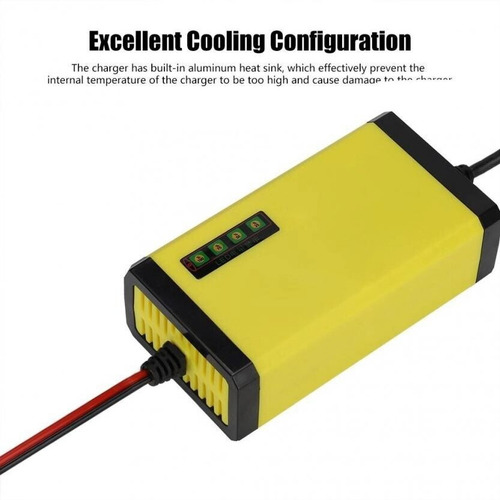 Imagen 5 de 6 de Cargador De Batería De Coche Completamente Automático, 12v,