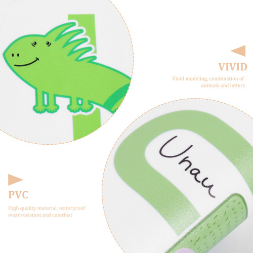 Pegatinas De Pared Acuarela Animal Alphabet Abc Para Niños,