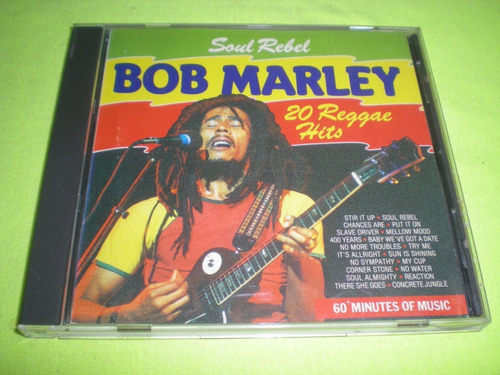 Bob Marley /  Soul Rebel 20 Reggae Hits Cd Brasilero (33)
