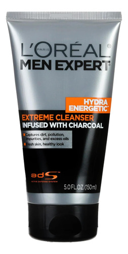 Loreal Paris Skincare Men Expert Charcoal Limpador Facial