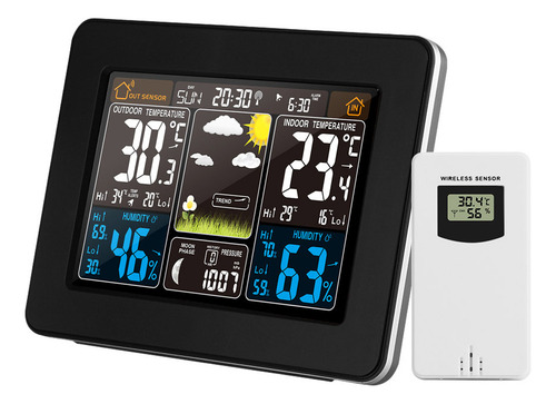 . Temperatura Sem Fio Interna/externa Da Estação