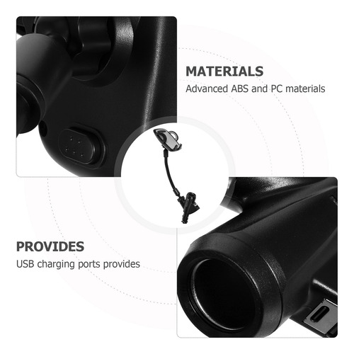 Soporte De Coche Con Doble Puerto Usb Para Teléfono Móvil, C
