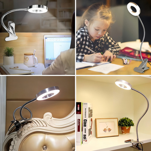 L Lámpara Led Recamara Escritorio Lectura Ajustable