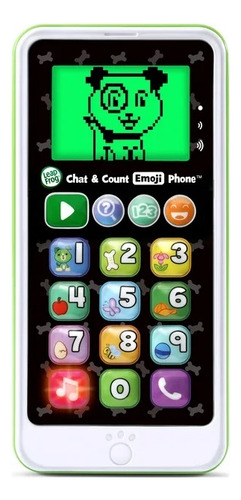 Juguete Teléfono Celular Infantil Interactivo Leap Frog Color Verde