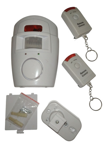 Alarma Sensor Movimiento!!! 105db Inalambrica Dos Controles!