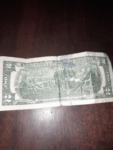 Imagen 2 de 2 de Billete De Dos Dólares Para Colección