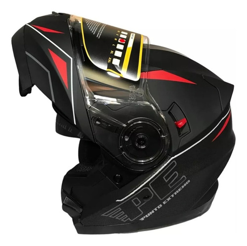 Casco Rebatible Punto Extremo Xr 650 Doble Visor Top Rac Cuo