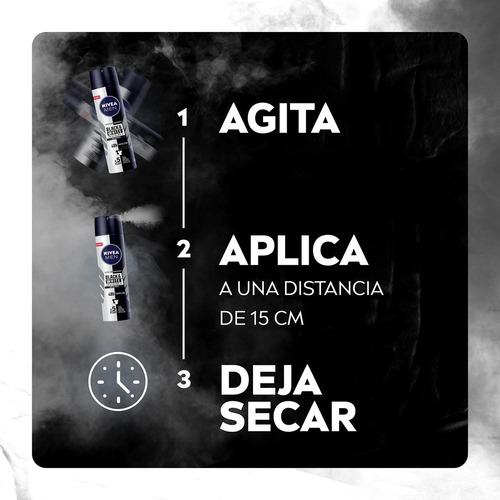 Antitranspirante en Aerosol Nivea Men Invisible Black & White Fresh 150ml