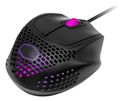 Mouse Gamer Cooler Master Mm720 Liviano Honeycomb 16000 Dpi Color Negro Mate