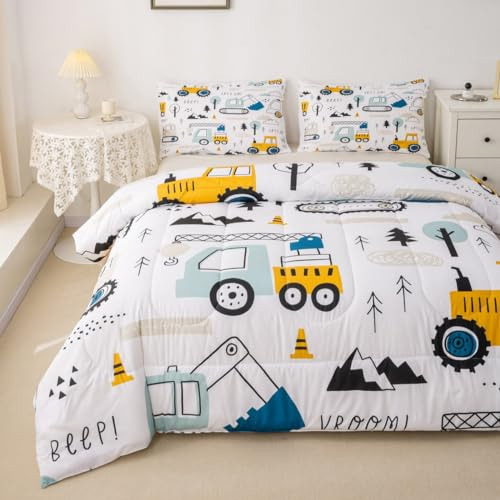 Juego De Ropa De Cama Niños Diseño De Autos Y Camione...