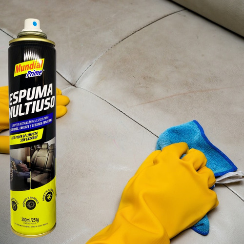 Kit 2 Espuma Magica Multiuso Limpa Tecido Sofá Banco Carro