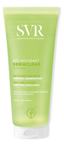 Gel Moussant SVR Sebiaclear para piel acneica/grasa de 200mL