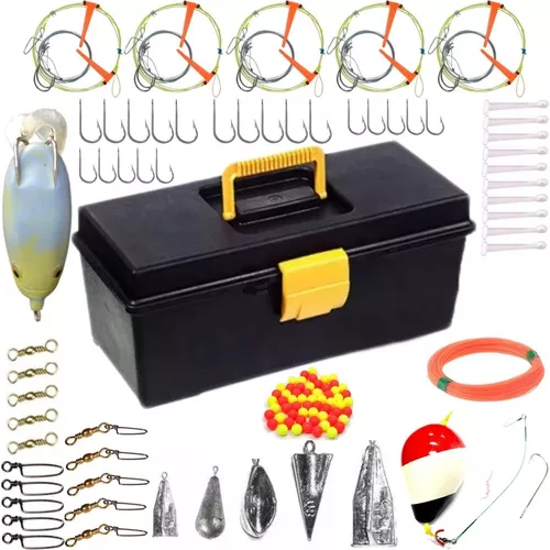 Set Kit Super Completo Articulos Pesca Variada Rio Y Laguna Lineas