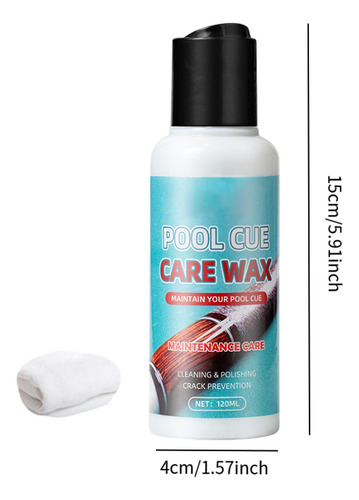 Billiard Cue Care Cue Cue Sticker Cue Cleing Oil Herramienta