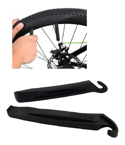 Imagem 2 de 2 de Kit 3 Espátula Ferramenta Tirar Pneu Bike Bicicleta