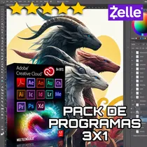 Comprar Programas De Diseño Y Edicion Adobe Indesing Pack 3x1